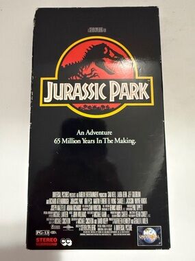 Jurassic Park VHS Tape (1993) MCA Universal Home Video Sci-Fi Classic